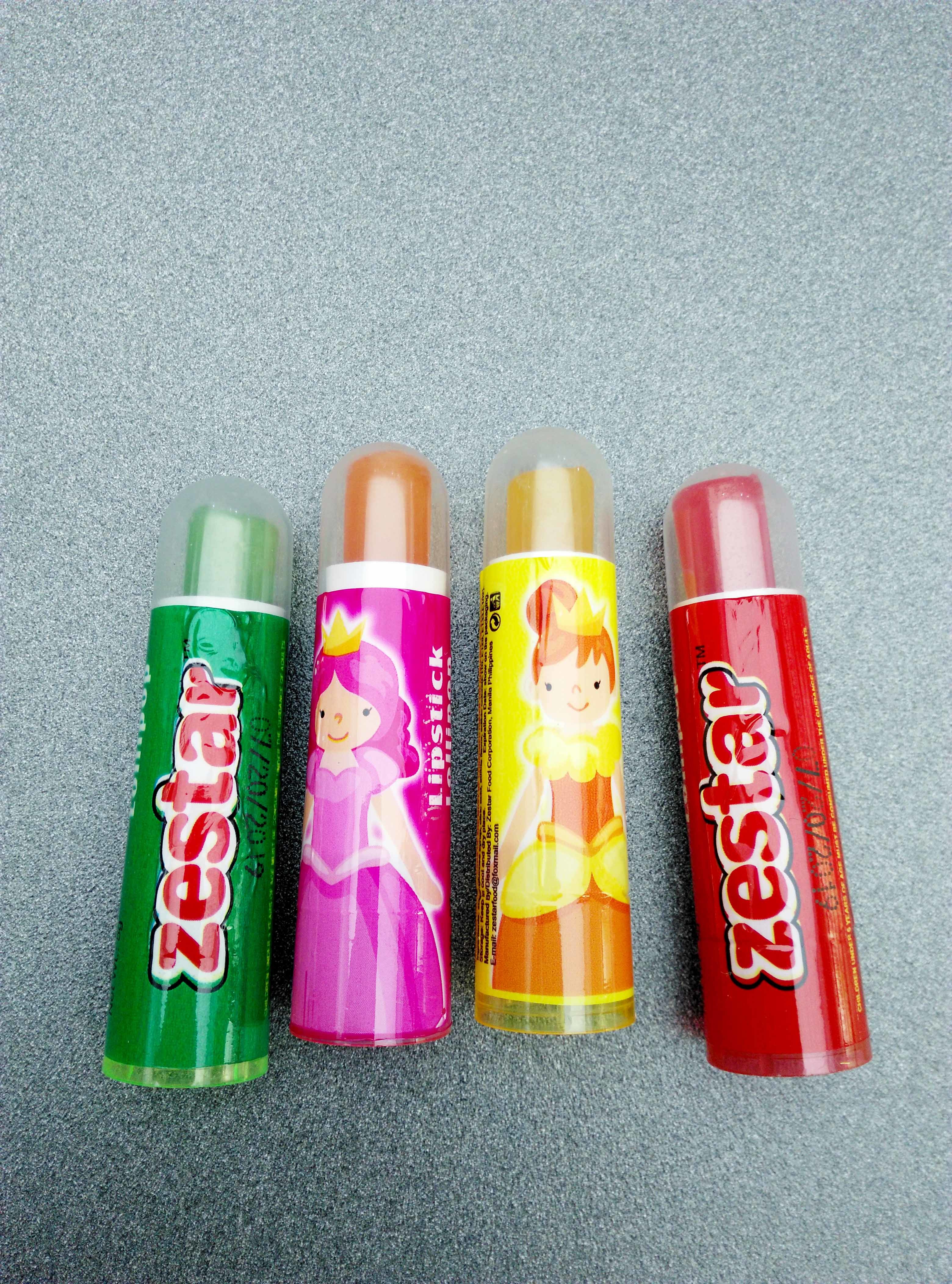La barra de labios forma el caramelo dulce de moda duro dulce del